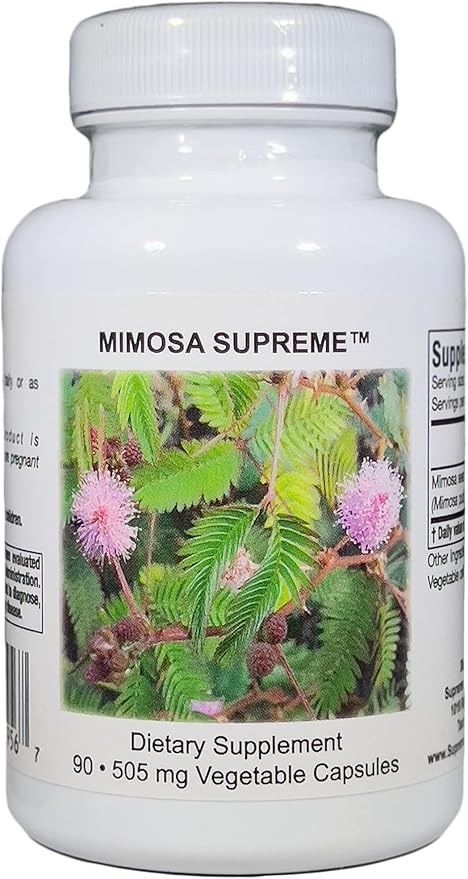 Supreme Nutrition Mimosa Supreme, 90 Pure 100% Mimosa Pudica Seed Capsules