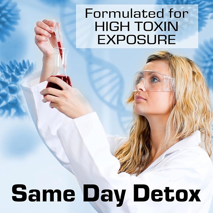 Puriclean X2 Detox Cleanse - Double Strength Cleanser - Formulated with Proprietary Blends for The Strongest Cleanser - Remove Toxins - 4 Capsules - Includes empty 16oz bottle - 1 Pack