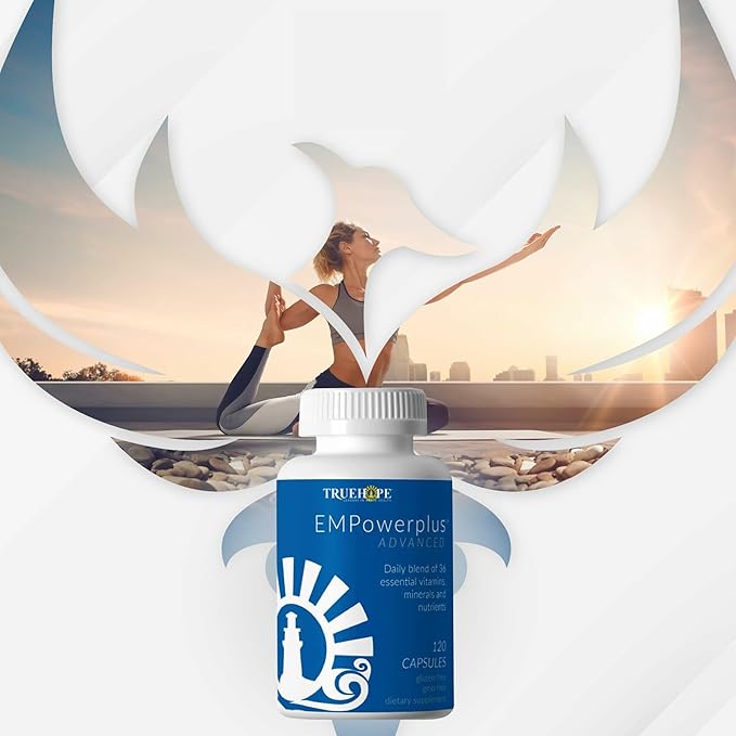 Truehope EMPowerplus Advanced Multivitamin for Women and Men - Broad-Spectrum Essential Multivitamin and Chelated Minerals to Support Cognitive Functions - Original Formulation - 120 Capsules