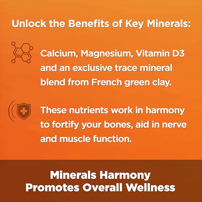 Bone Health Calcium 1000mg, Magnesium 500mg w Vitamin D 600IU. Potent Formula for Men & Women. Promotes Bone Density, Supports Joint Health, Restores Wellness. 120 Count