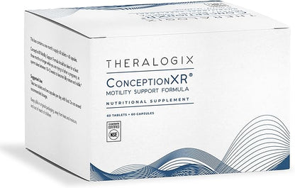 Theralogix ConceptionXR Motility Support Formula - Men's Preconception Vitamins for Fertility Support - Male Fertility Supplements for Sperm Health* - NSF Certified - 60 Tabs + 60 Caps (30-Day Supply)