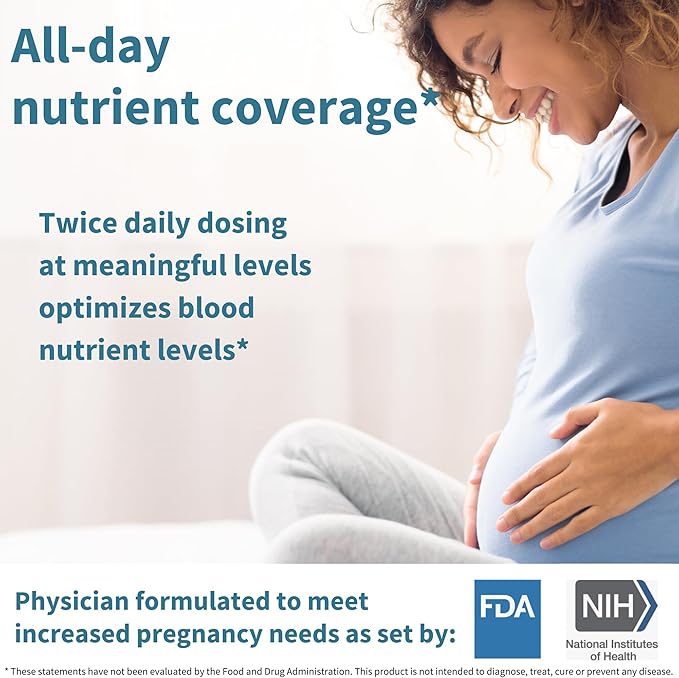 Methylated Prenatal Multivitamin, Folate for MTHFR, High Absorption, Clean Label, Gentle Iron, Choline, Natural Calcium & Magnesium, Vegan Vitamins for Pregnancy, 6 x 60 Tablets, by Igennus