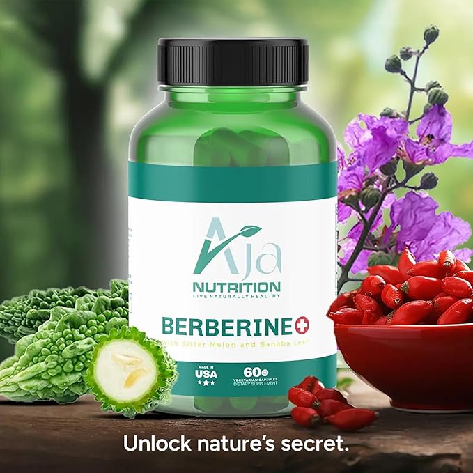 Berberine + with Banaba Leaf and Bitter Melon, Multivitamin, Comprehensive Support, Antioxidant Rich (60 Servings)