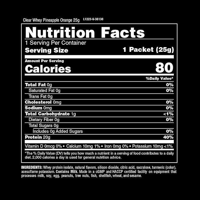 Animal Clear Whey Protein Isolate Sampler Pack & Shaker Bottle - Deliciously Juicy 20g Protein, Watermelon Limeade, Blueberry Acai, Pineapple Orange, 3 Single-Serving Packets