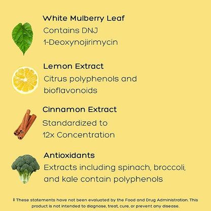 Level Off - Spike Curb Supplement 120 Capsules 60 Servings Vegan, Non-GMO, Gluten Free