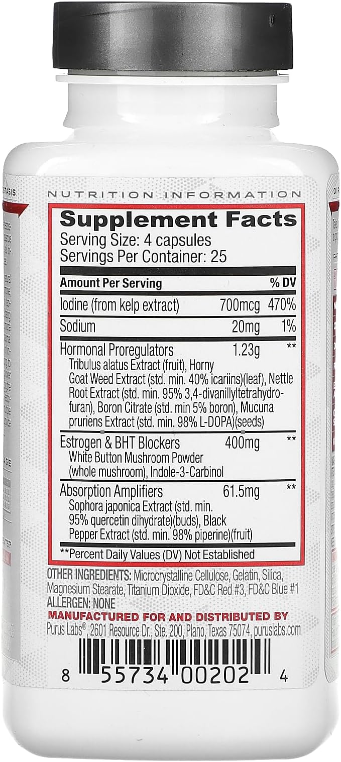 Purus Labs Recycle Hormone Exhilirator , 100 Capsules