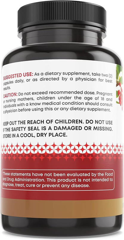 Ancient Bliss Berberine HCL 1200mg with Ceylon Cinnamon, Bitter Melon, and Green Tea Extract - 120 Capsules Supports Glucose Metabolism, Immune System