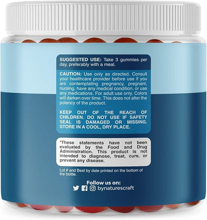 Men's Multivitamins Gummies with Superfood Complex - Daily Multivitamin for Men with CoQ10 and Ashwagandha for Energy and Immunity - Vegetarian Adult Multivitamin Gummies for Men (2 Month Supply)