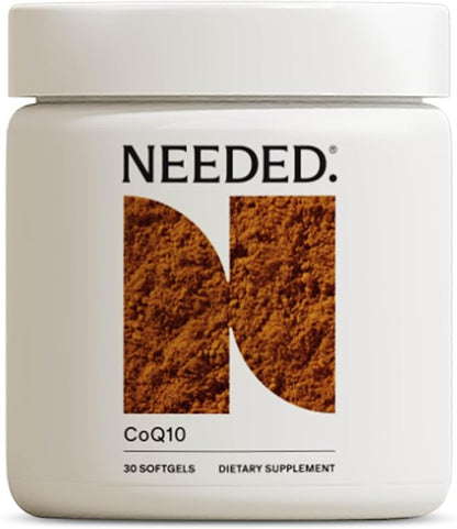 Needed. CoQ10 200mg Supplement - Ubiquinol 200mg for Women and Men – Enhanced Cellular Energy & Antioxidant Support, Coenzyme Q10 Preconception Health Supplement, Non-GMO, Softgels – 30 Count