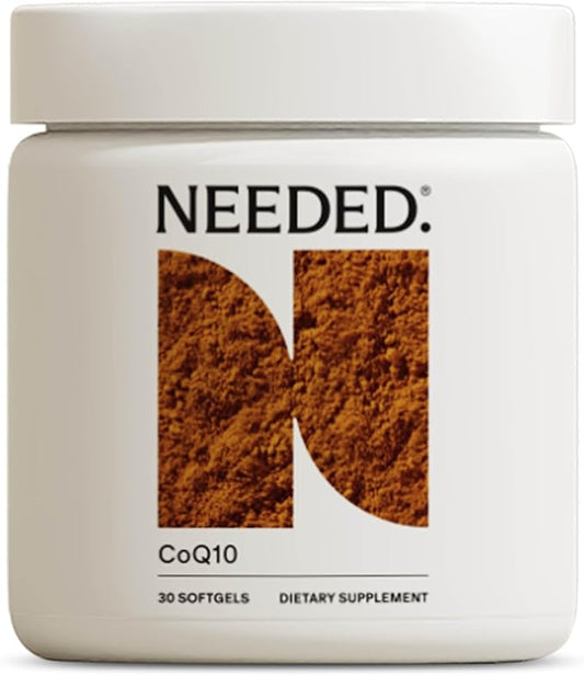 Needed. CoQ10 200mg Supplement - Ubiquinol 200mg for Women and Men – Enhanced Cellular Energy & Antioxidant Support, Coenzyme Q10 Preconception Health Supplement, Non-GMO, Softgels – 30 Count