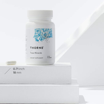 Thorne Trace Minerals - Dietary Supplement with Zinc, Boron & Selenium - Chelated Forms - Comprehensive Formula - 90 Capsules