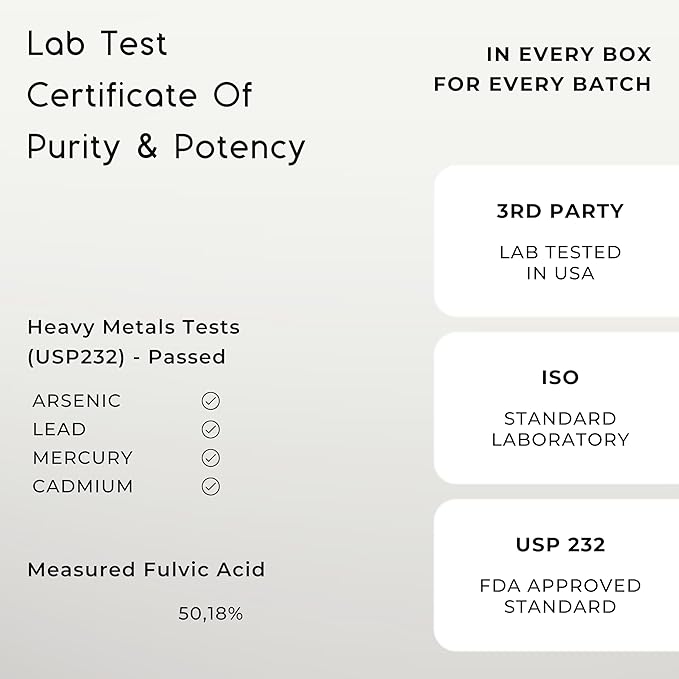 Himalayan Shilajit Resin - Authentic, Pure, Natural - 50 gram, 100 Servings - Lab Test Report Included - Standardized - 500mg - Fulvic Acid Supplement for Men & Women, Organic, Gold Grade