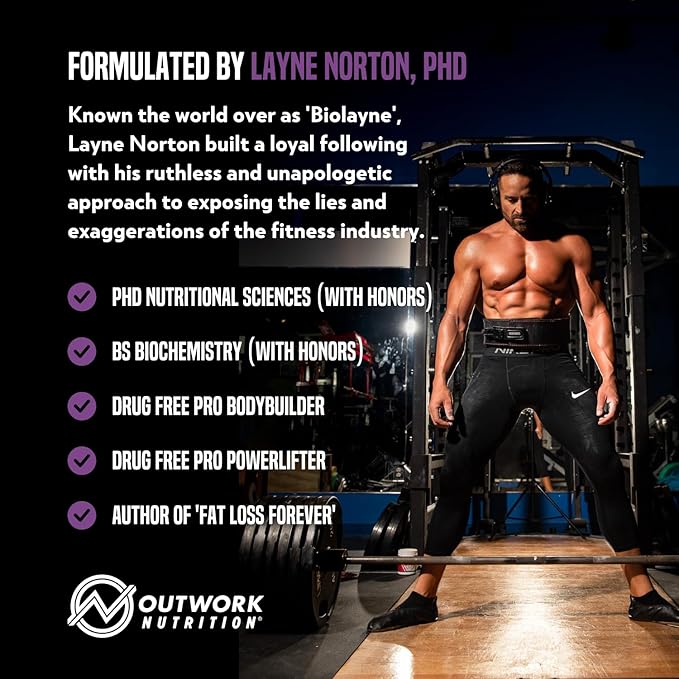 Outwork Nutrition Recovery Supplement, Post Workout Recovery Powder & Muscle Builder for Men and Women, Recharge Muscles After Gym, Backed by Science, Gummy Bear Burst, 230 Gr