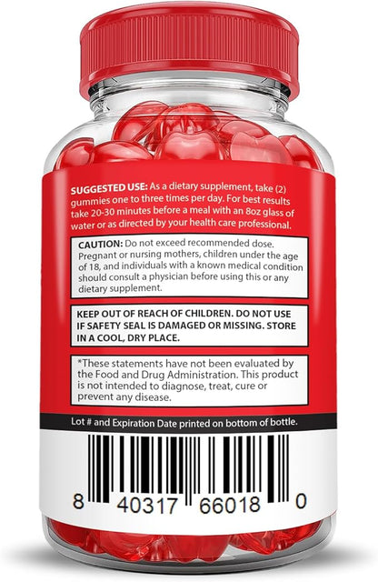 (5 Pack) Keto Crave Keto ACV Gummies Advanced Formula 1000MG Keto Crave Keto Gummies Apple Cider Vinegar Formulated with Pomegranate Beet Juice Powder B12 Vegan Non GMO 600 Gummys