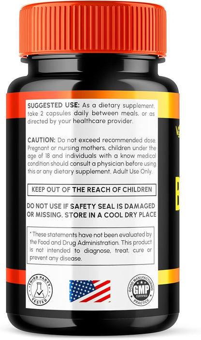 Booster XT for Men, Booster XT Capsules, Premium Formula Vitamin Supplement Support Energy Peak Performance Multivitamin All Natural Health, BoosterXT Boost XL Reviews (60 Capsules)