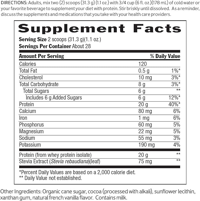 Biochem 100% Whey Isolate Protein - Chocolate Flavor - 30.9 Ounce - Supports Immune Health - Easily Digestible - Refreshing Taste - 20g Vegetarian Protein - Amino Acids…