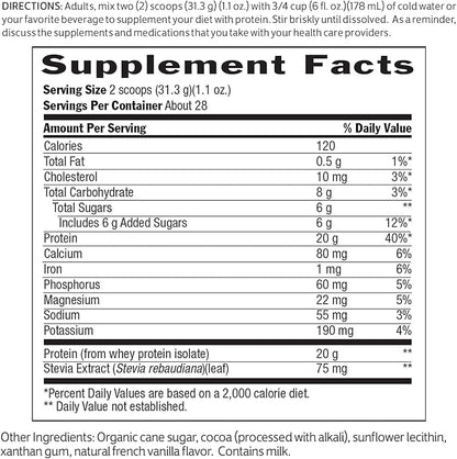 Biochem 100% Whey Isolate Protein - Chocolate Flavor - 30.9 Ounce - Supports Immune Health - Easily Digestible - Refreshing Taste - 20g Vegetarian Protein - Amino Acids…
