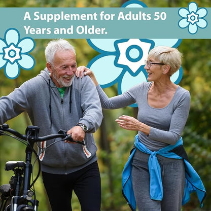 GeriCare Senior Tab 50+ Multivitamin and Minerals Tablets - Immune Support - Age-Defying Nutrition, 100 Count (Pack of 1)