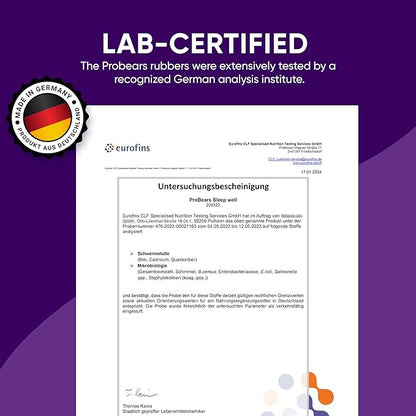 Probears® Melatonin & B6 Gummies for Kids & Adult - Sleep Natural Melatonin & B6 Vitamin for All Genders Sleep - Gluten-Free, Gelatin-Free, Halal - 60 Count