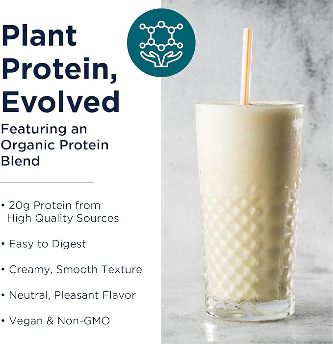 Designs for Health Phytotein Vegan Protein Powder - 20g Organic Rice, Sacha Inchi, Pumpkin Seed, Sunflower Seed & Pea Protein Powder Blend - Creamy Texture, Vanilla Plant Protein (465g)