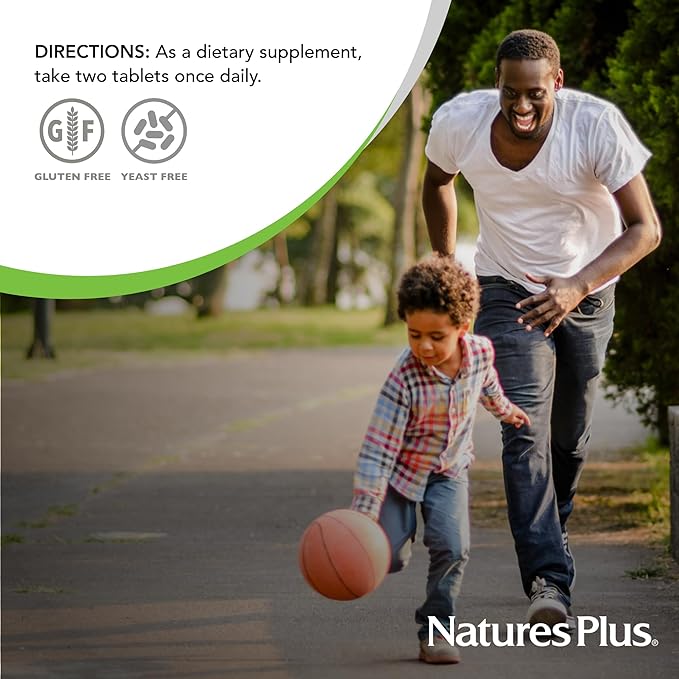 Natures Plus Ultra Hair, Sustained Release - 60 Vegetarian Tablets - Natural Hair Growth Supplement for Men & Women - Longer, Thicker Hair - Gluten-Free - 30 Servings