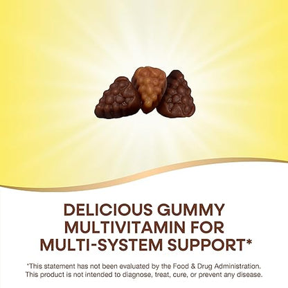 Nature's Way Alive! Adult Premium Multivitamin Gummy, Full B-Vitamin Complex, Supports Energy Metabolism & Heart Health*, 90 Gummies (Packaging May Vary)