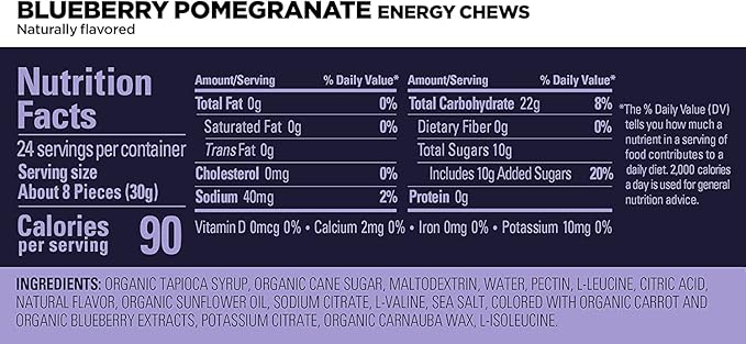 GU Energy Chews, Variety Pack Energy Gummies with Electrolytes, Vegan, Gluten-Free, Kosher, Caffeine/Caffeine-Free, and Dairy-Free On-The-Go Energy for Any Workout, 12 Bags (24 Servings Total)