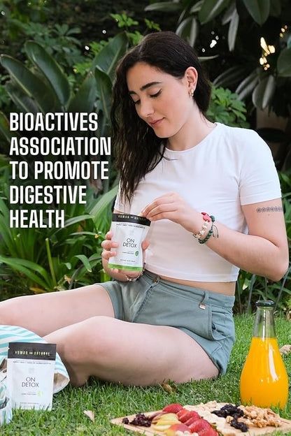 On Detox | Vegan Capsules with Vitamin D, Omega-3, Chia Oil, Turmeric & Cardamom Oils | Supports Body Cleansing & Wellness | 60 Count