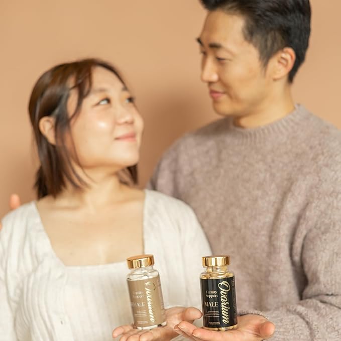 Ovarium® Fertility Support Supplement - Female Blend - Vegan Multivitamin w/Black Tea Extract, DHA, Omega-3, Chasteberry, & Folate - Supports Healthy Conception & Improves Egg Health (60 Capsules)