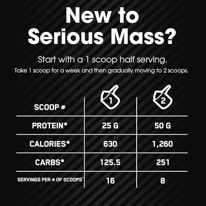 Optimum Nutrition Serious Mass, Weight Gainer Protein Powder, Mass Gainer, Vitamin C and Zinc for Immune Support, Creatine, Chocolate Peanut Butter, 6 Pound (Packaging May Vary)