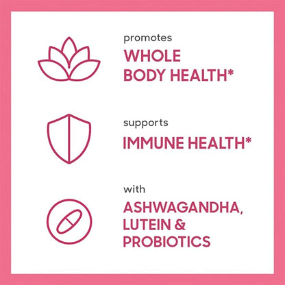 Rainbow Light Womens One High-Potency Daily Multivitamin, Womens Multivitamin Provides High-Potency Immune Support, With Vitamin C, Biotin and Ashwagandha, Vegetarian, 30 Count