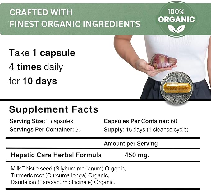 Liver Health Milk Thistle Supplement | Active Liver Cleanse Detox & Repair for Fatty Liver Support with Organic Turmeric and Dandelion Root | 1800mg Herbal Daily Dose for Your Liver | by Sana Herbal