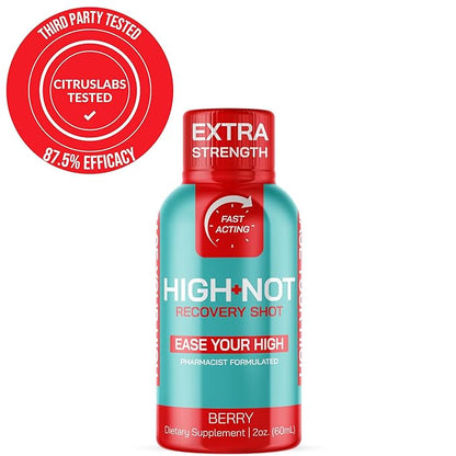 High Not Berry Flavored Recovery Shot - Extra Strength | Rapid Relief for Intense THc̈̈ Effects