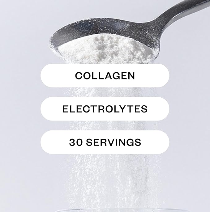 RNWY Wild Cherry Foundation Collagen Powder, Daily Joint Support with Electrolytes and Multivitamin, 10g Collagen Peptides, Sugar Free, 30 Servings