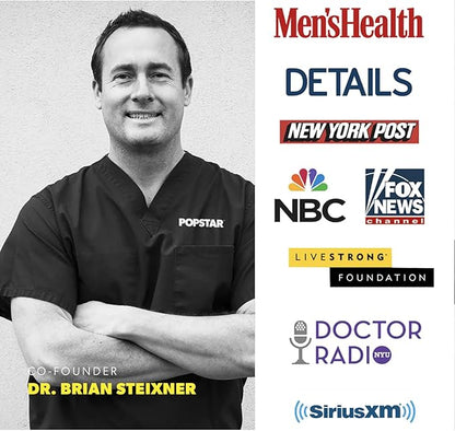 POPSTAR Labs Semen Volume Booster - Men's Semen Health & Fertility Supplement - Doctor Formulated to Increase Load Volume - Made in USA - Non-GMO, Organic, Vegan - 360 Capsules - (3 Month Supply)