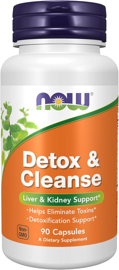 NOW Foods Supplements, Detox and Cleanse, 90 Veg Capsules, Liver and Kidney Support*