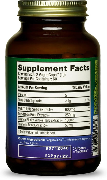 HealthForce SuperFoods Liver Rescue - Natural Liver Cleanse - Liver Health Formula with Milk Thistle & Dandelion Root - Gluten-Free & Vegan - 120 Capsules