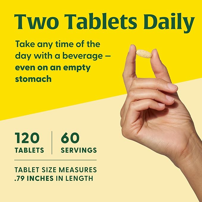 MegaFood Men's Advanced Multivitamin for Men - Doctor -Formulated - Choline, Vitamin B12, Vitamin D, Vitamin C & Zinc - Brain Health & Immune Support - Non-GMO - Vegetarian - 120 Tabs (60 Servings)