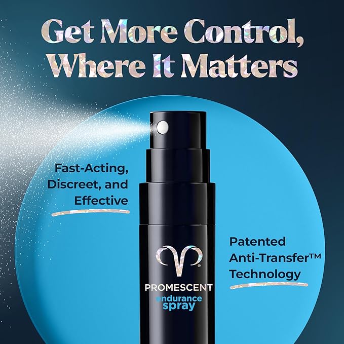 Promescent Desensitizing Delay Spray for Men Clinically Proven to Help You Last Longer in Bed - Better Maximized Sensation + Prolong Climax for Him, 2.6 ml