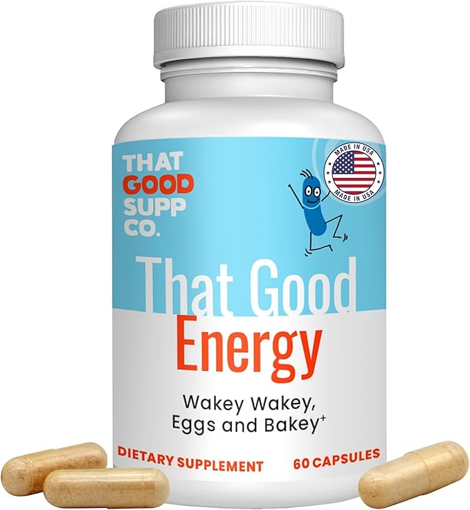 That Good Supp Co - That Good Energy Natural Energy Supplements for Women & Men - All Day Energy Pills - Energy and Focus Supplement - Sugar Free Keto Friendly B Vitamins Packed - Made in USA