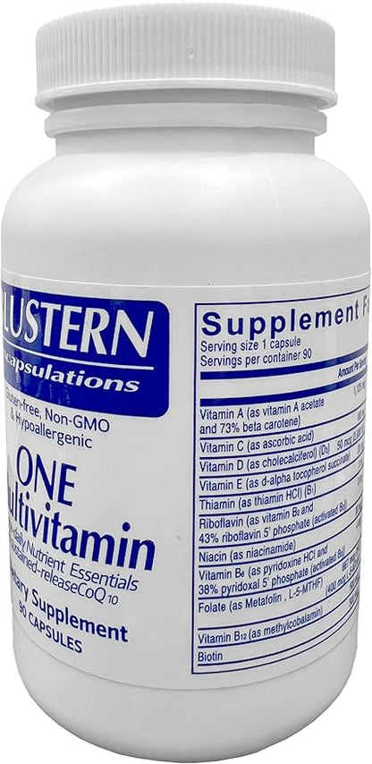 Multivitamin Supplement for Women & Men - Daily Support with Essential Nutrients, Antioxidant Complex, CoQ10 and Lutein for Enhanced Immunity, Brain Function, and Eye Health - 90 Capsules