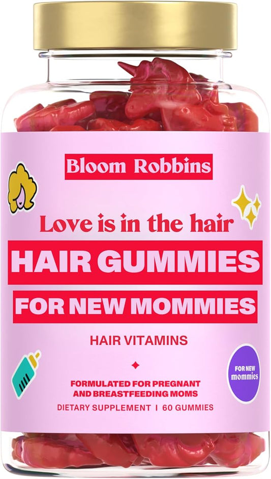 Hair Gummy Prenatal Vitamins for Women Pregnancy with Vitamin B6 - Pre Natal Multivitamin for Women & Folic Acid - 60 Prenatal Gummies - Hair Gummies for Women with Folic Acid (1Pack)
