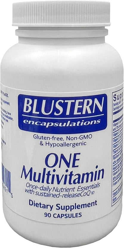 Multivitamin Supplement for Women & Men - Daily Support with Essential Nutrients, Antioxidant Complex, CoQ10 and Lutein for Enhanced Immunity, Brain Function, and Eye Health - 90 Capsules