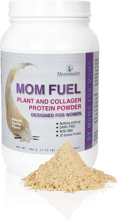 Dairy-Free Meal Replacement Protein Powder for Women - Plant & Collagen Protein Blend | 20g Protein (Vanilla)