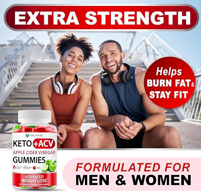 Keto ACV Gummies with Immune Support & Digestive Health - Natural, Non-GMO, Gluten-Free - USA Made