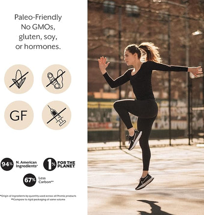 Promix Collagen Peptides, Chocolate, 2.5lb Bulk - Hydrolyzed Collagen Protein Promotes Healthy Skin, Bones, Joints & Recovery Support - Add to Shakes, Smoothies, Beverages & Baking recipes