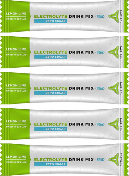 Zero Sugar, Keto Electrolyte Powder, Hydration Packets, Made in USA (Lemon Lime, 25 Count)