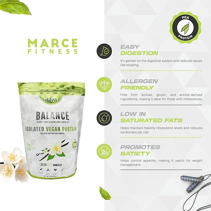 Isolated Vegan Protein Vanilla Flavor 2pounds