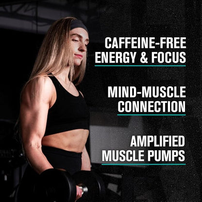 Jacked Factory Pumpsurge Max Stim Free Pre Workout - High-Performance Caffeine Free Pre Workout with L-Citrulline, N03-T Arginine Nitrate & Glutathione - 40 Servings, Watermelon Candy