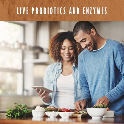 Garden of Life Organic Plant Protein Smooth Chocolate Powder, 10 Servings - Vegan, Grain Free & Gluten Free Plant Based Protein Shake with 1 Billion CFU Probiotics & Enzymes, 15 g Protein, 9.7 Oz